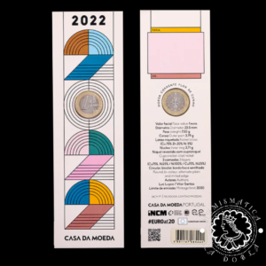 2022 - Cartera Oficial 1 EURO - Coincard FDC - PORTUGAL
