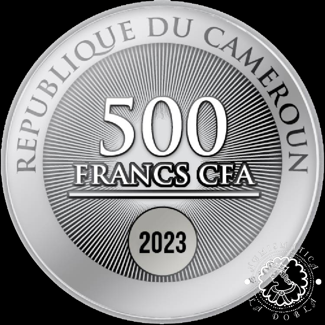 2023 - Estuche 500 CFA PROOF - Teodor Axentowicz - Italian Florist - CAMERÚN