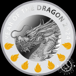 2023 - Estuche 1 DOLLAR PROOF - Year of the Dragon - NIUE