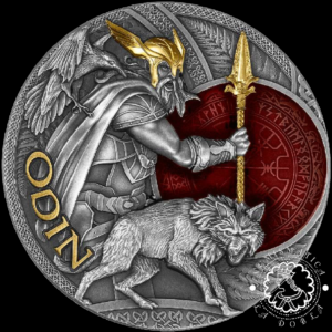 2023 - Estuche 5 DOLLARS PROOF AR - Odín - NIUE