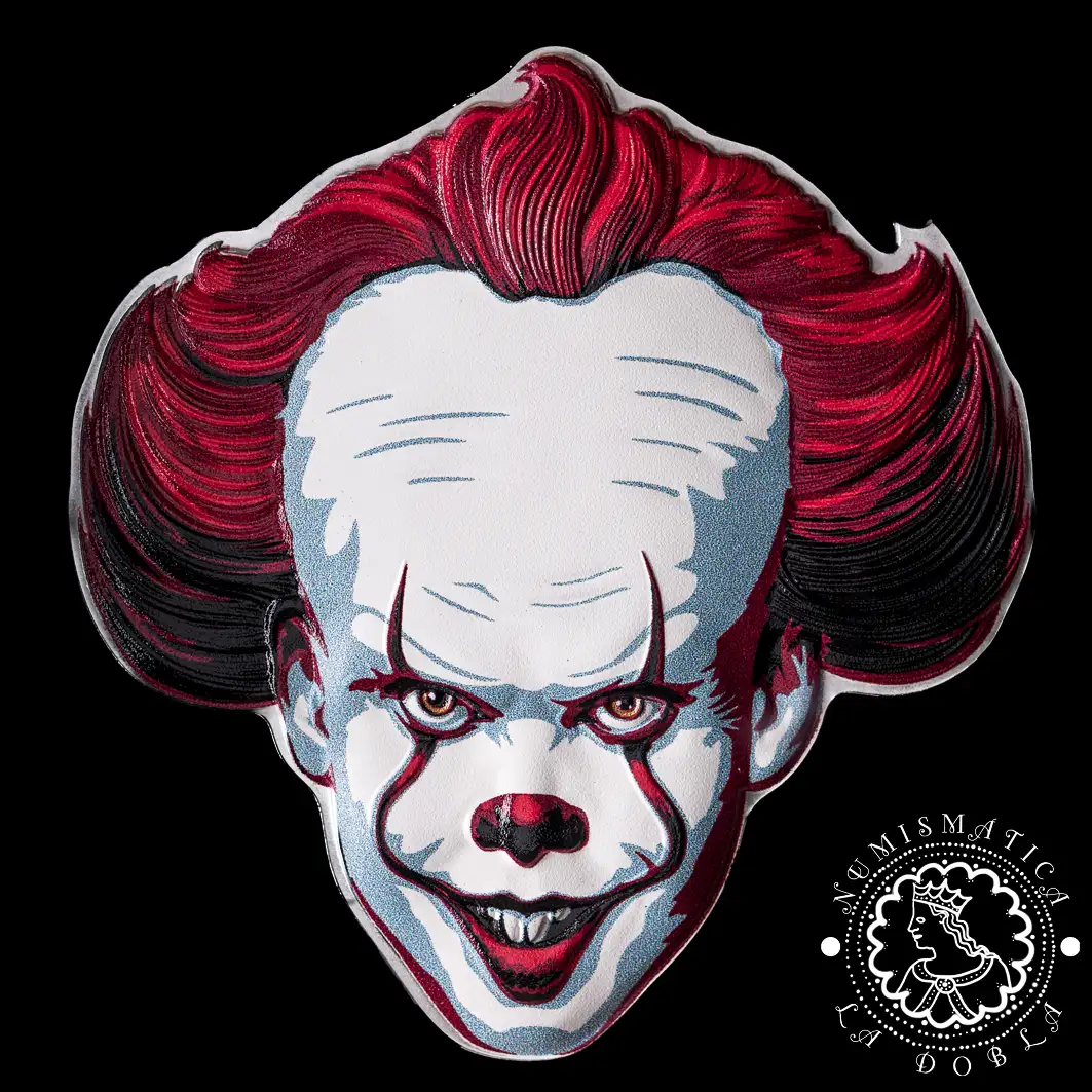 2024 - 2 Oz Plata PROOF - Warner Bros - Película IT - PENNYWISE - Niue - Agoro
