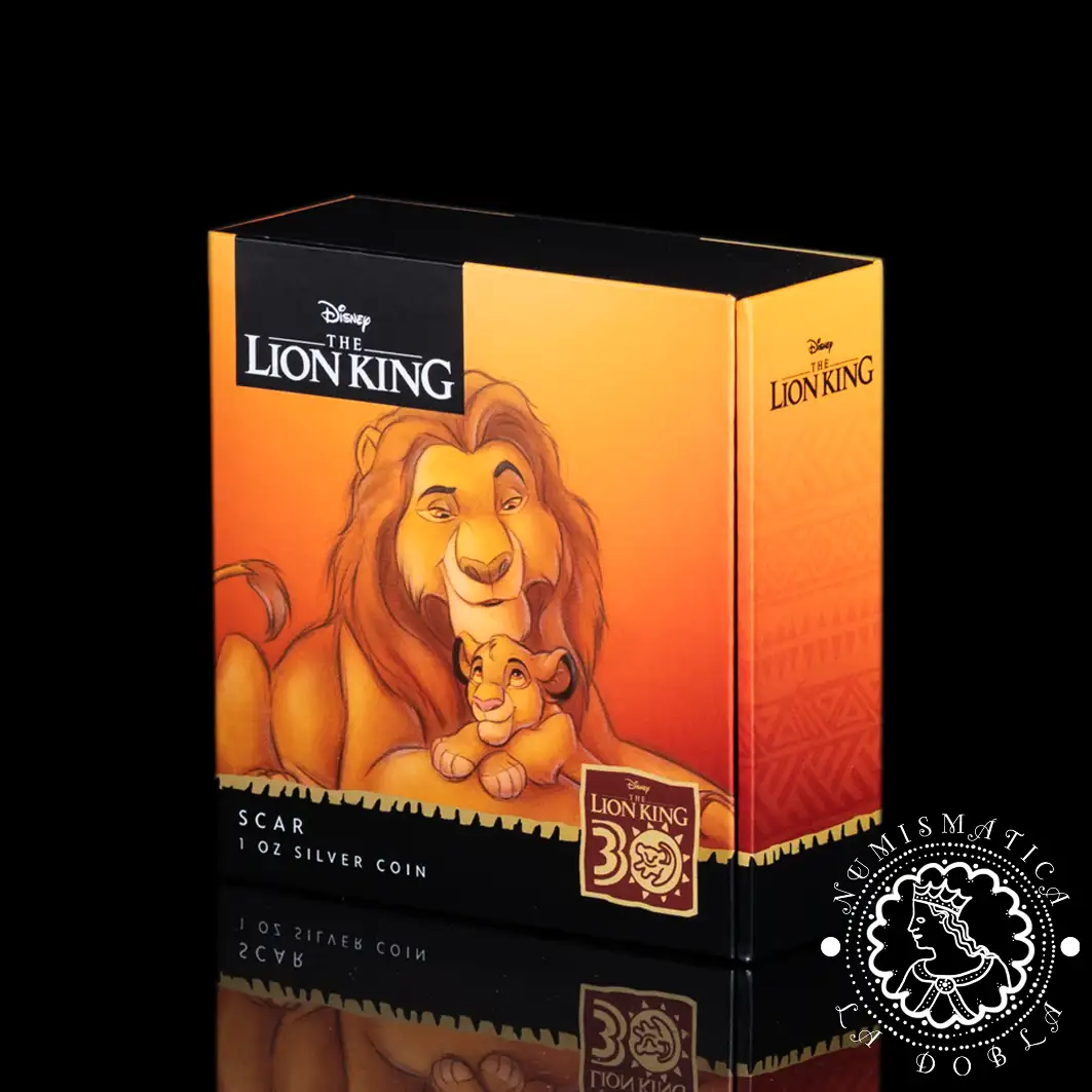 2024 - 1 Oz Plata PROOF - DISNEY - The Lion King - SCAR - Niue