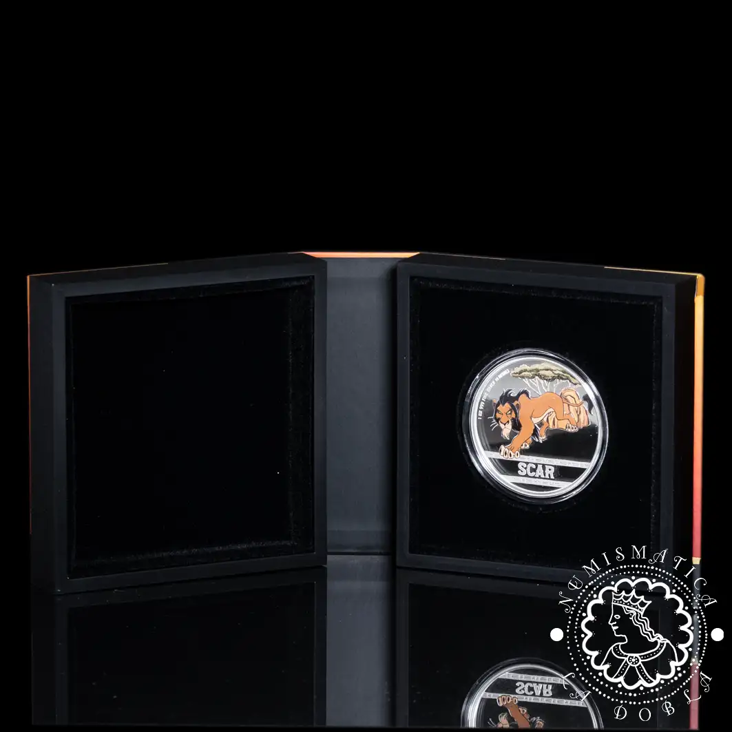 2024 - 1 Oz Plata PROOF - DISNEY - The Lion King - SCAR - Niue