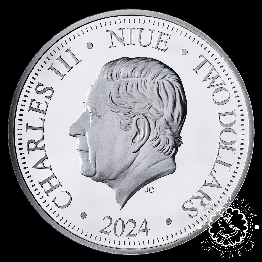 2024 - 1 Oz Plata PROOF - DISNEY - The Lion King - SCAR - Niue