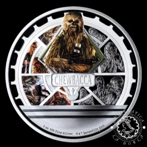2024 - 3 Oz Plata PROOF - STAR WARS - Chewbacca - Niue