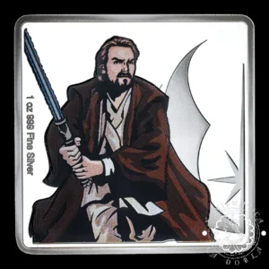 2024 - 1 Oz Plata PROOF - STAR WARS - Obi Wan Kenobi and Yoda - AGORO