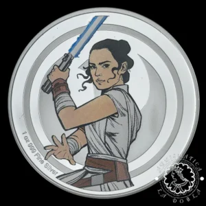 2025 - 1 Oz Plata PROOF - STAR WARS - Rey VS Kylo Ren - AGORO