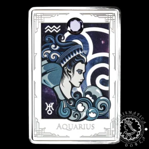 2025 - 2 Oz Plata PROOF - Signos del Zodiaco - Aquarius - AGORO