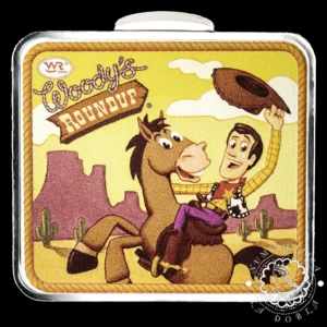 2025 - 1 Oz Plata PROOF - WOODY'S ROUNDUP - Bullseye - AGORO
