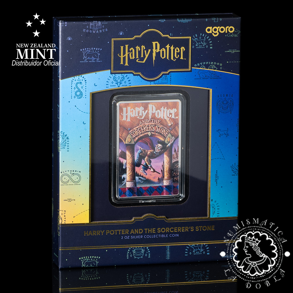 2025 - 2 Oz Plata PROOF - Harry Potter y la Piedra Filosofal - AGORO