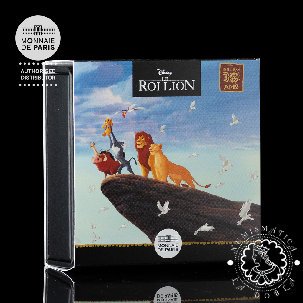 2024 - 10 EURO Plata PROOF - Disney El Rey León - FRANCIA