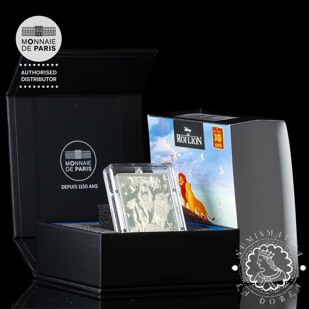 2024 - 10 EURO Plata PROOF - Disney El Rey León - FRANCIA