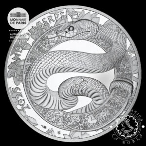 2025 - 10 EURO Plata PROOF - Année du Serpent - FRANCIA
