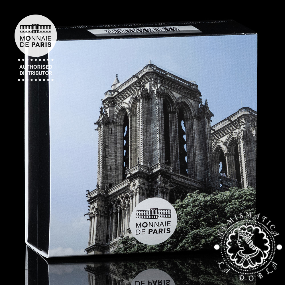 2025 - 10 EURO Plata PROOF - Unesco Notre Dame de Paris Cathedral - FRANCIA