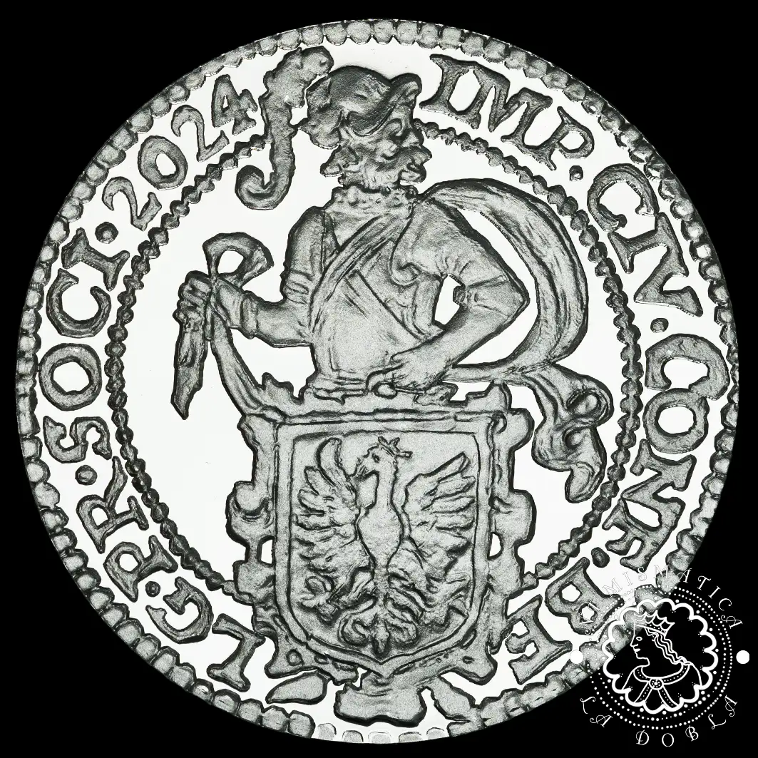 2024 - 1 Silver Oz PROOF - Lion Dollar - Leeuwendaalder - PAÍSES BAJOS