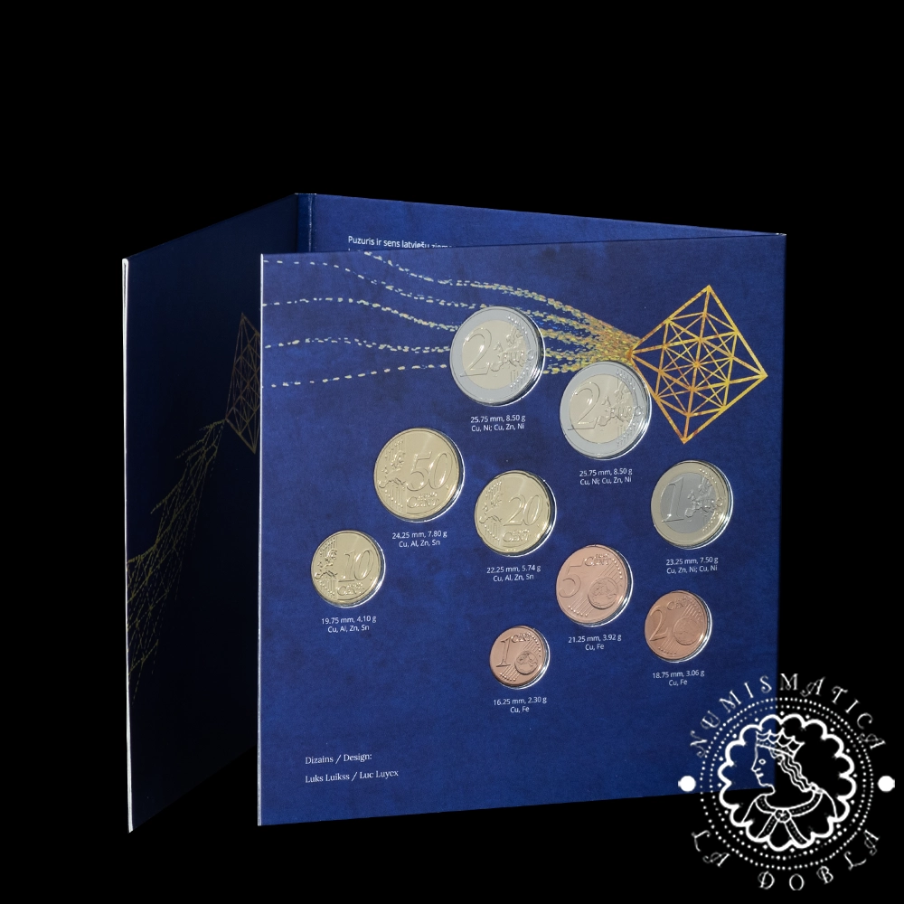 2024 - Cartera Oficial Euro - Mint Set BU - LETONIA (Puzuris)