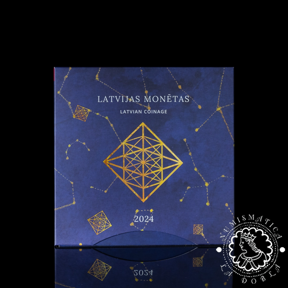2024 - Cartera Oficial Euro - Mint Set BU - LETONIA (Puzuris)