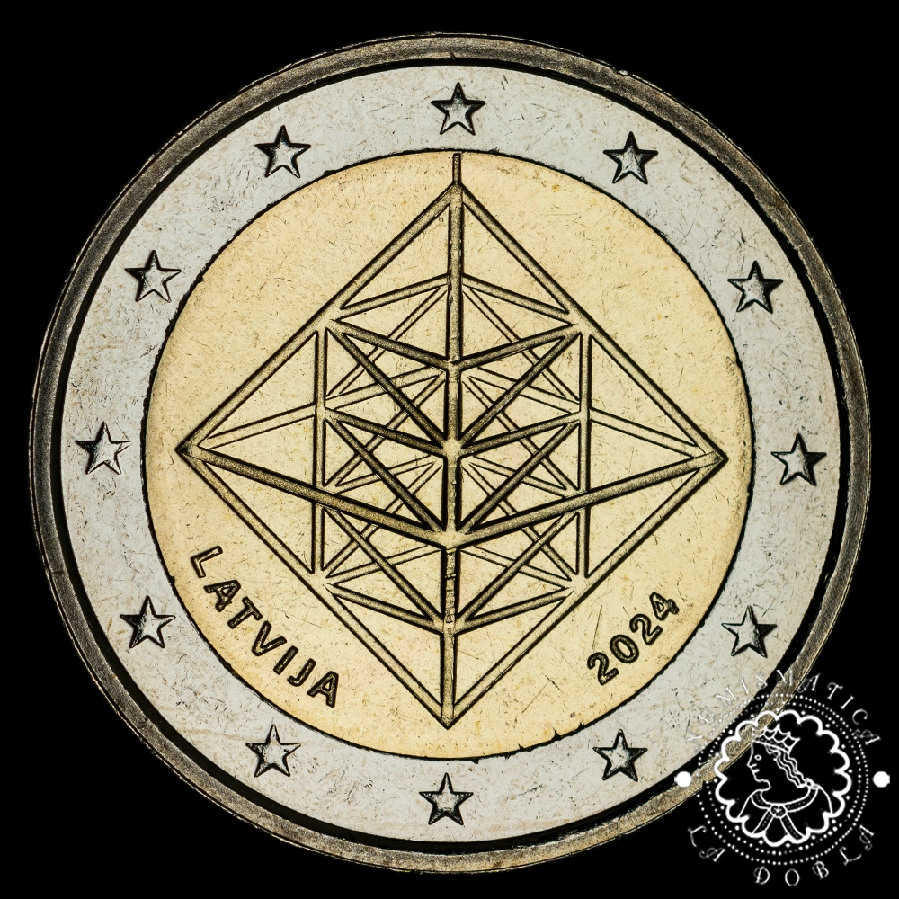 2024 - 2 Euro Cartucho UNC - LETONIA (Puzuris)