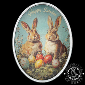 2025 - 1 DOLLAR Plata PROOF - Faberge Egg - Happy Easter - NIUE