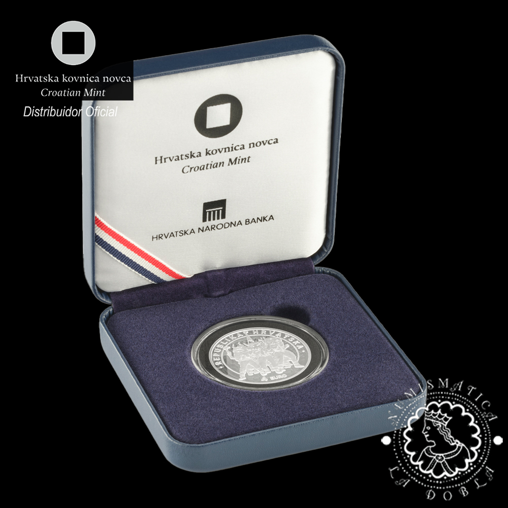 2025 - 4 EURO 1 Oz Plata PROOF - Halubje Bell Ringers - CROACIA