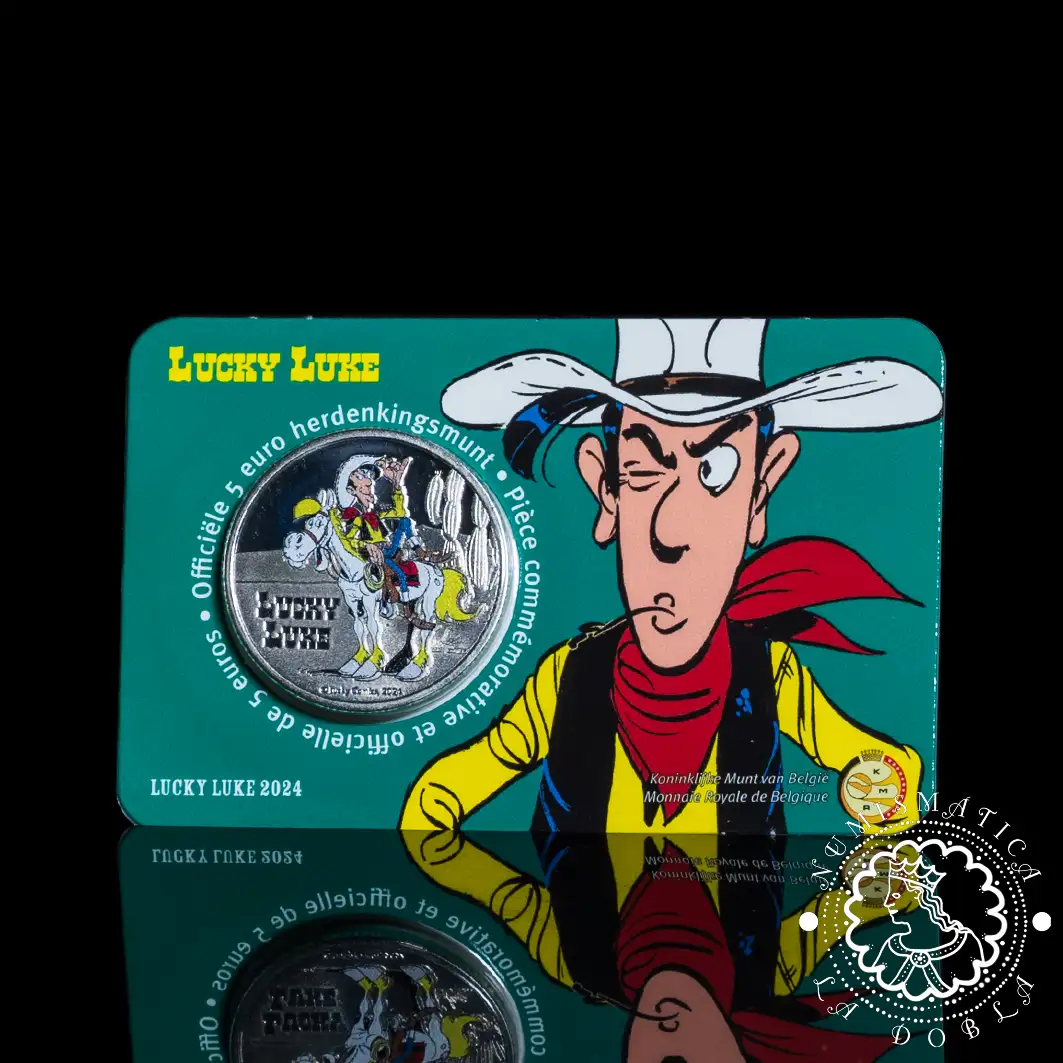 2024 - 5 EURO BU - Lucky Luke Color - BÉLGICA