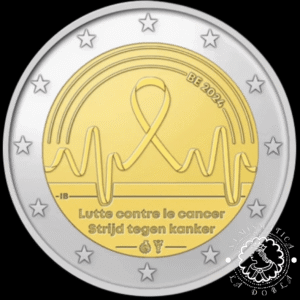 2024 - Estuche Oficial 2 Euro - PROOF - BÉLGICA (Cáncer)