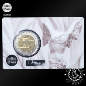 2025 - Cartera Oficial 2 Euro - Coincard BU - FRANCIA (Louvre - Victoria Samotracia)
