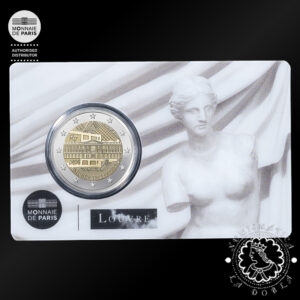 2025 - Cartera Oficial 2 Euro - Coincard BU - FRANCIA (Louvre - Venus Milo)