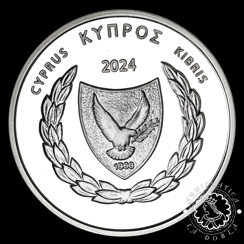 2024 - 5 EURO PROOF - 20 Anniversary European Union - CHIPRE