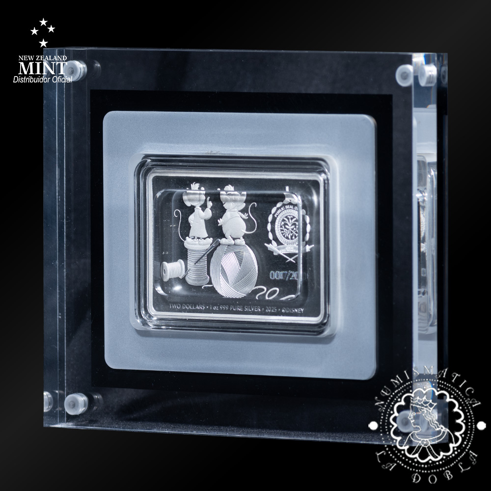 2025 - 1 Oz Plata PROOF - CENICIENTA - Jac & Gus - AGORO
