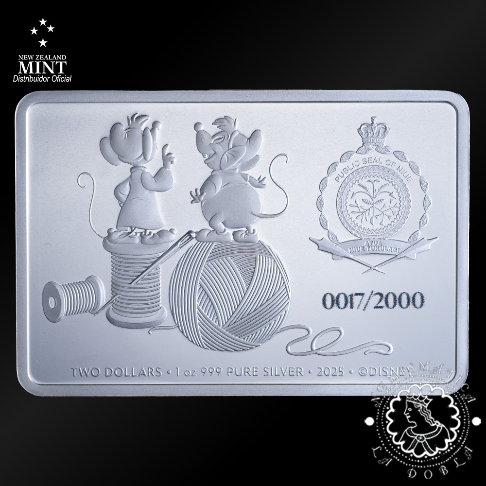2025 - 1 Oz Plata PROOF - CENICIENTA - Jac & Gus - AGORO