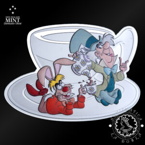 2025 - 2 Oz Plata PROOF - Alice in Wonderland - Mad Hatter's Tea Party - AGORO