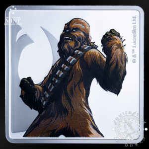 2025 - 1 Oz Plata PROOF - STAR WARS - Han Solo & Chewbacca - AGORO