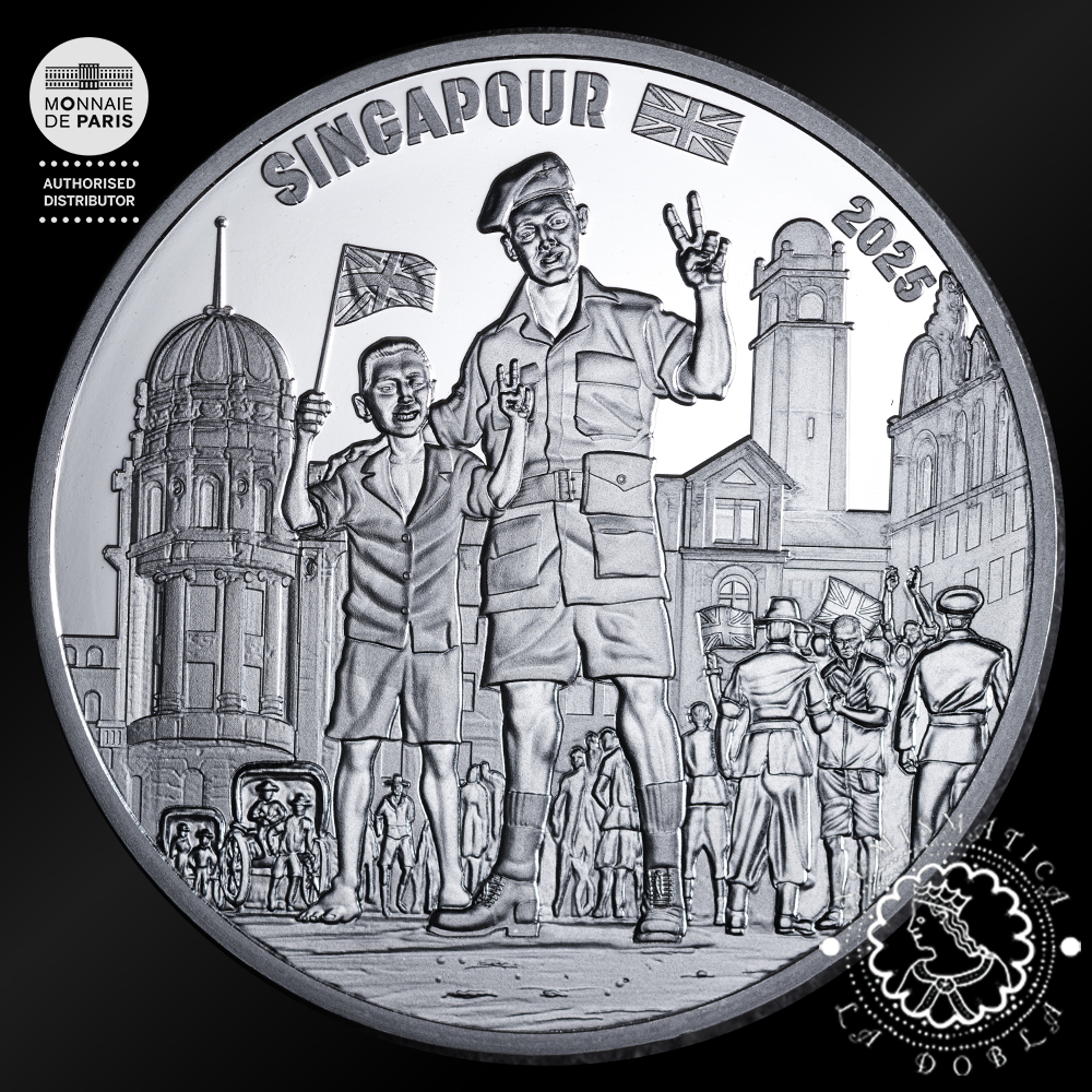2025 - 10 EURO Plata PROOF - V-E Day - British Soldier - FRANCIA