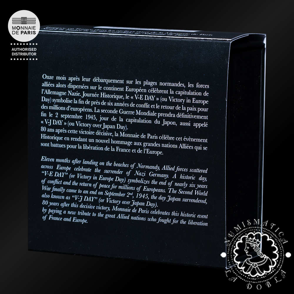 2025 - 10 EURO Plata PROOF - V-E Day - British Soldier - FRANCIA