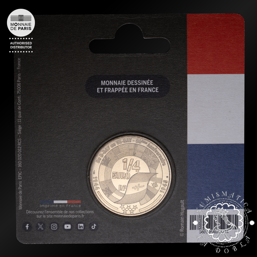 2025 - Pack V-E Day 1/4 EURO SC - FRANCIA
