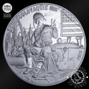 2025 - 10 EURO Plata PROOF - V-E Day - American Soldier - FRANCIA