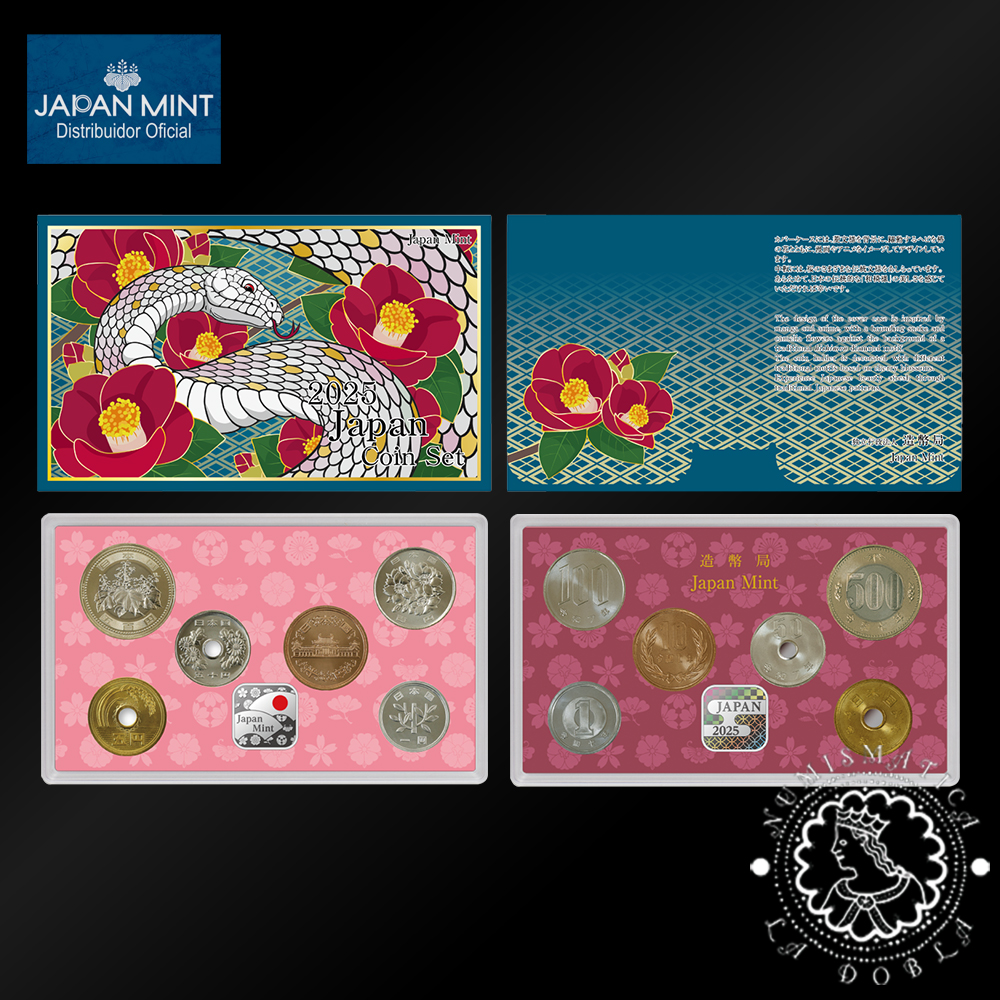 2025 - Cartera Oficial Yen - Mint Set BU - JAPÓN (Serpiente)