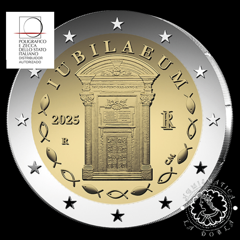 2025 - 2 Euro Coincard FDC - ITALIA (Jubileo)