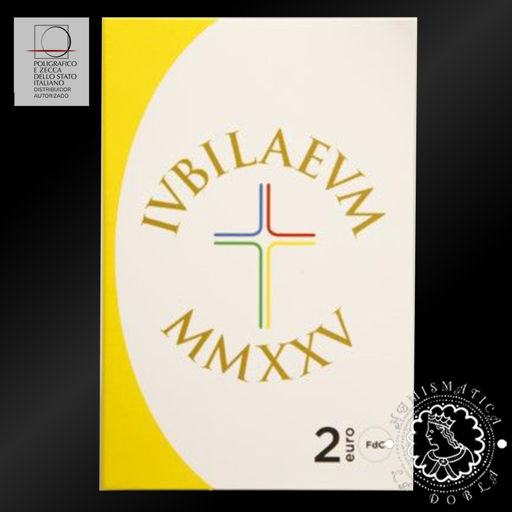 2025 - 2 Euro Coincard FDC - ITALIA (Jubileo)