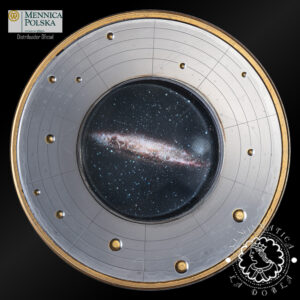 2024 - 500 CFA Plata PROOF - NGC 4945 Galaxy - CAMERÚN