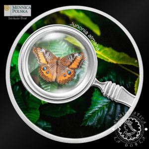 2024 - 500 CFA Plata PROOF - Mariposas - Junonia Almana - CAMERÚN
