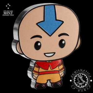 2025 - 1 Oz Plata PROOF - Airbender El último Guerrero - Aang Chibi - AGORO