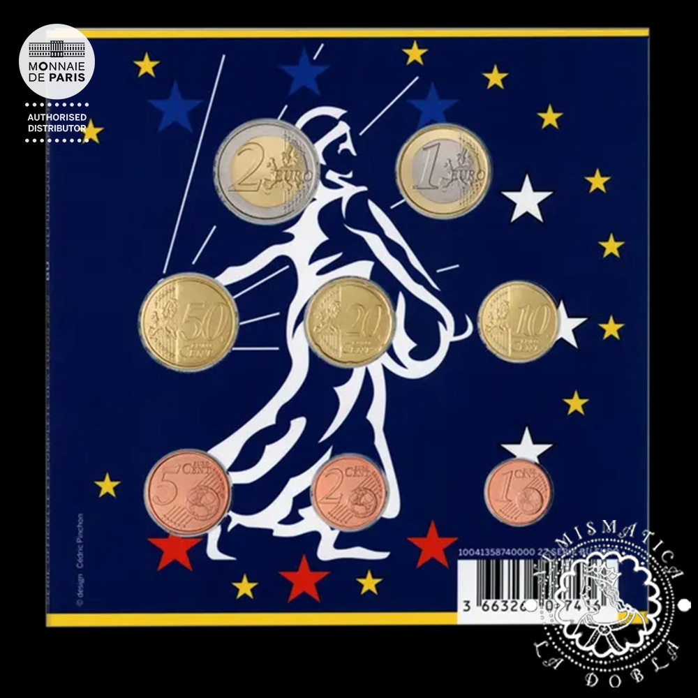 2022 - Cartera Oficial Euro - Mint Set BU - FRANCIA