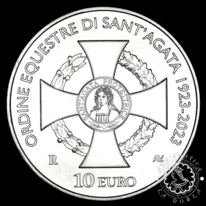 2023 - 10 EURO SC - Orden Ecuestre de Santa Ágata - SAN MARINO