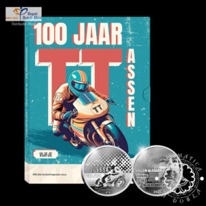 2025 - 5 EURO Plata PROOF - 100 An Circuito Assen - PAÍSES BAJOS