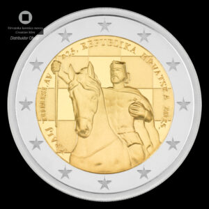 2025 - Estuche Oficial 2 Euro - PROOF - CROACIA (King Tomislav)