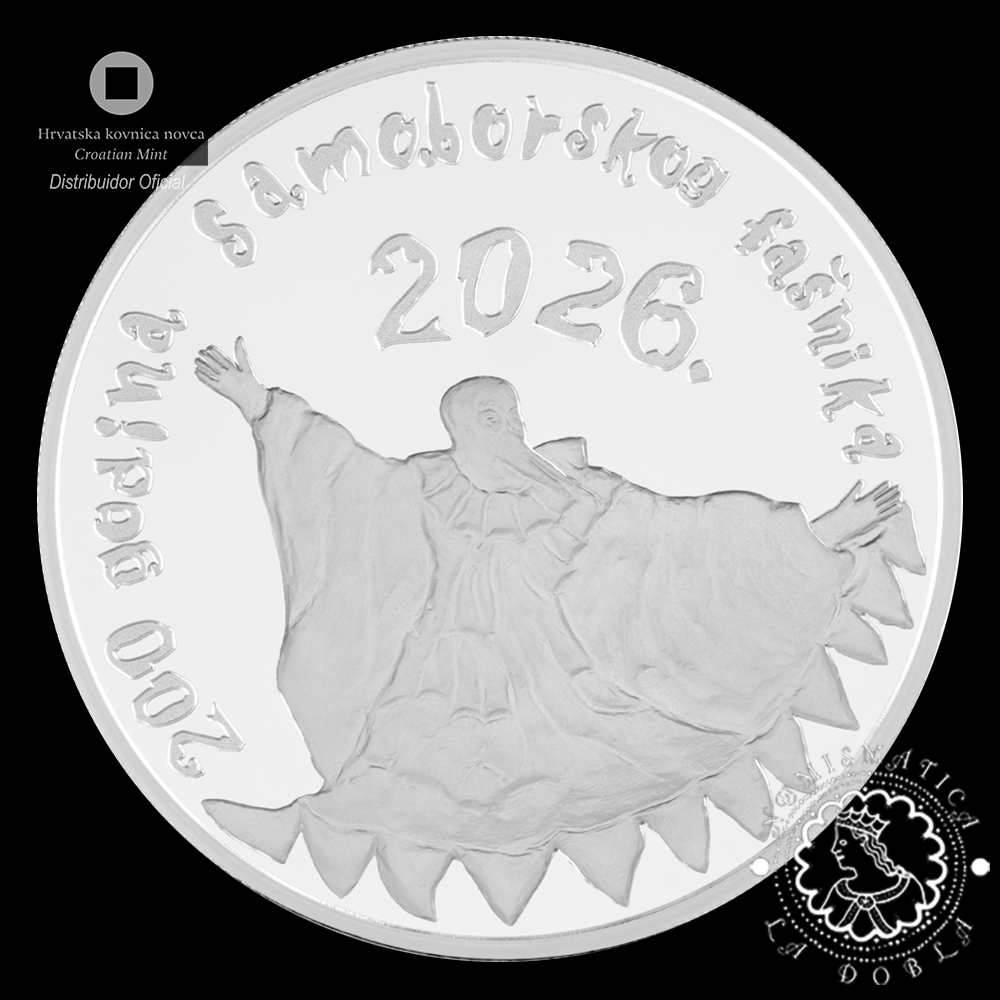 2026 - 4 EURO Plata BU - Carnaval de Samobor - CROACIA (PRE-VENTA)
