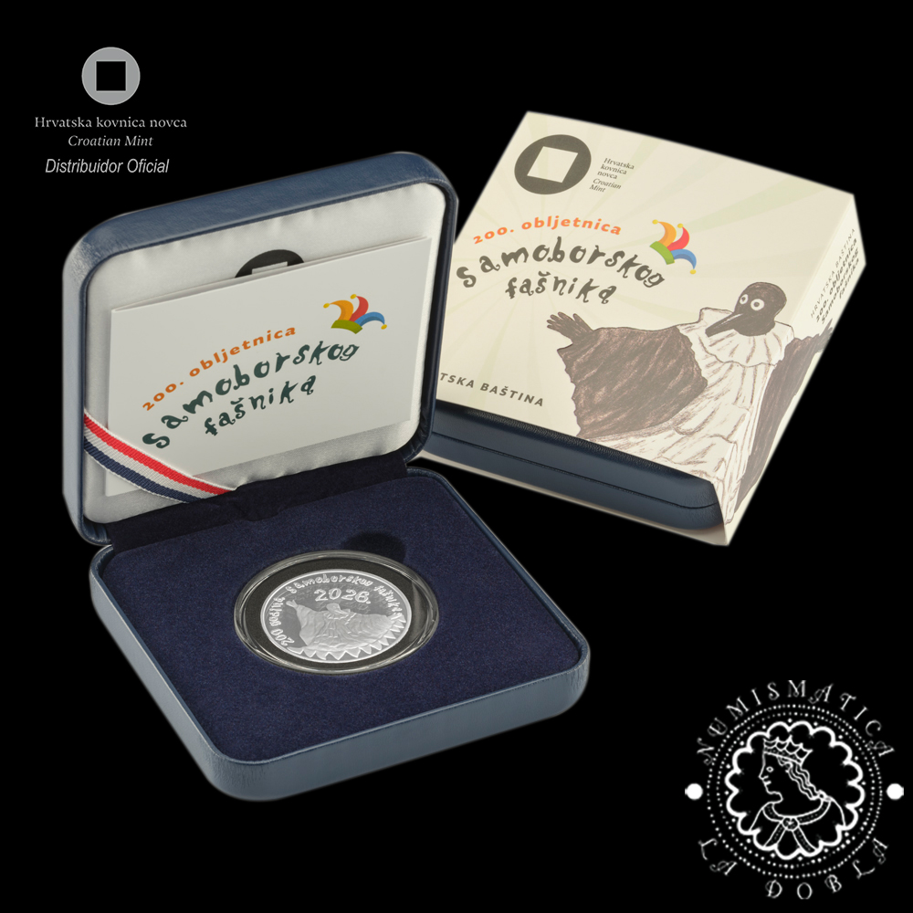 2026 - 4 EURO Plata BU - Carnaval de Samobor - CROACIA (PRE-VENTA)