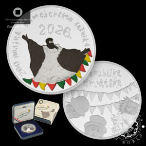 2026 - 8 EURO 5 Oz Plata BU - Carnaval de Samobor - CROACIA (PRE-VENTA)